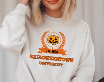 Halloweentown Est 1998 Sweatshirt, Halloweentown University, Retro Halloweentown Sweatshirt, Fall Sweatshirt, Vintage Halloween Sweatshirt