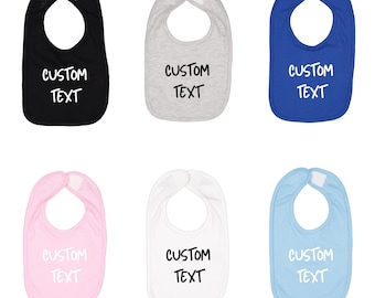 Personalized Baby & Infant Bib - Photo Prop - Baby Bib - Baby Boy - Baby Girl - Baby Shower Gift - Gift - Create Your Own