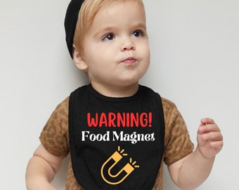 Personalized Bibs, Custom Baby Infant Bibs, Baby Bib, Food Magnet Bib, Baby Girl Gift, Baby Shower, New Baby Gift, Cute Baby Gift, Funny Bib