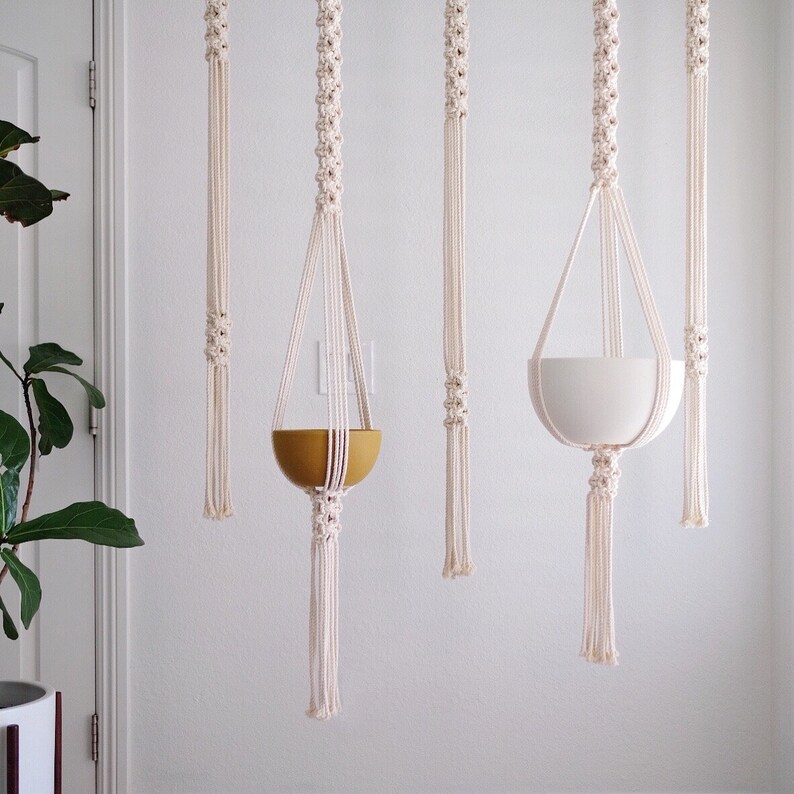 Round Mesh Macrame Plant Hanger