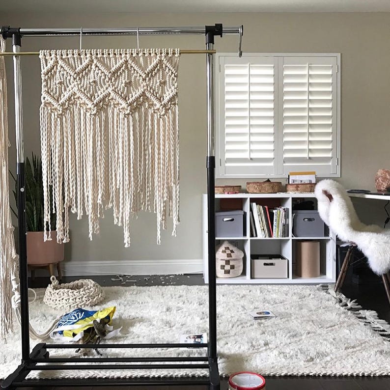 Beginner Friendly Macrame Pattern - Written PDF by Elsie Goodwin/Reform Fibers - Instant download - Name: Four of Diamonds image 7