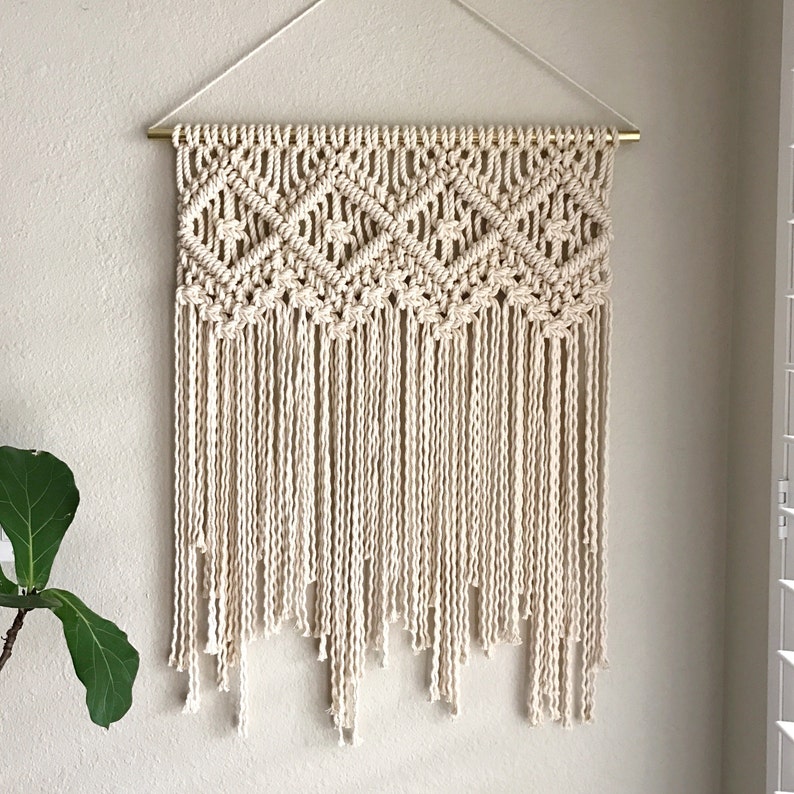 Macrame Pattern Written PDF by Elsie Goodwin/reform Fibers Etsy