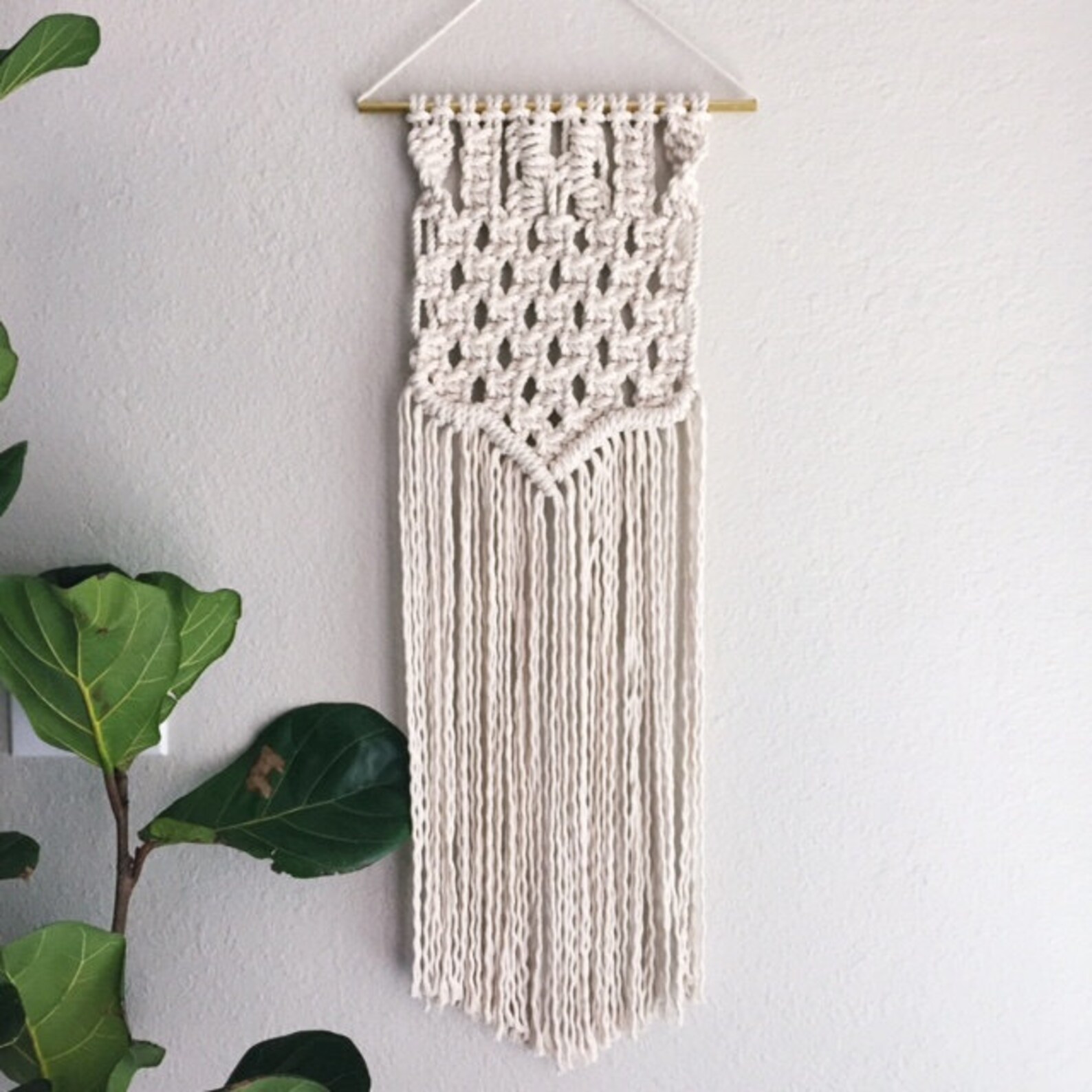 Macrame Kit/macrame Wall Hanging Kit/diy Gift/kit for Macrame Etsy