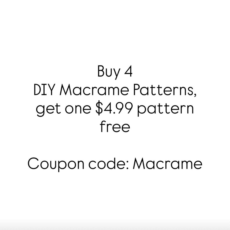 Beginner Friendly Macrame Pattern - Written PDF by Elsie Goodwin/Reform Fibers - Digital Macrame Pattern - Name: Uneven Clove Hitch image 2