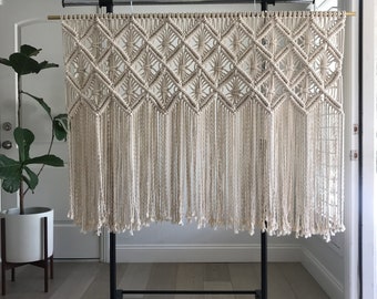 Macrame Pattern - Written PDF by Elsie Goodwin/Reform Fibers - Digital Macrame Pattern - Instant download - Name: 22 Diamonds