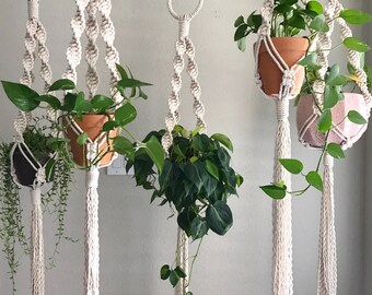 Macrame Plant Hanger - Three Twist