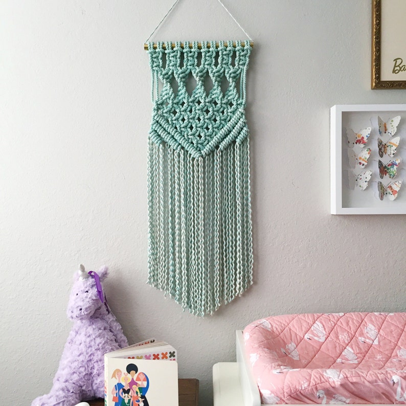 Macrame Pattern Written PDF by Elsie Goodwin/Reform Fibers Digital Macrame Pattern/Instant Download Name: Square Twist Chevron Pattern image 2