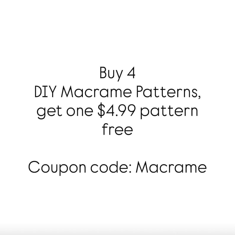 Beginner Friendly Macrame Pattern - Written PDF by Elsie Goodwin/Reform Fibers - Digital Macrame Pattern - Name: Large Uneven Twist image 2