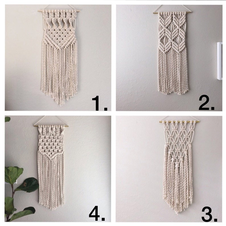 Macrame Kit/macrame Wall Hanging Kit/diy Gift/kit for Macrame Etsy