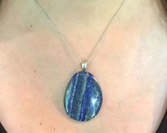 Lapis Lazuli Statement Pendant