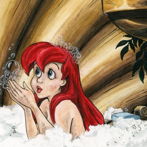 Little Mermaid Bathtub Scene