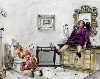 Bridesmaids Bathroom Scene