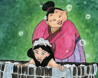 Mulan Bathtub Scene