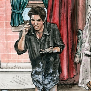 Friends Ross&#39; Bathroom Scene