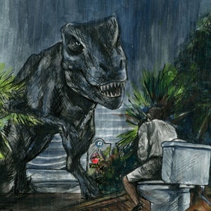Jurassic Park Toilet Scene
