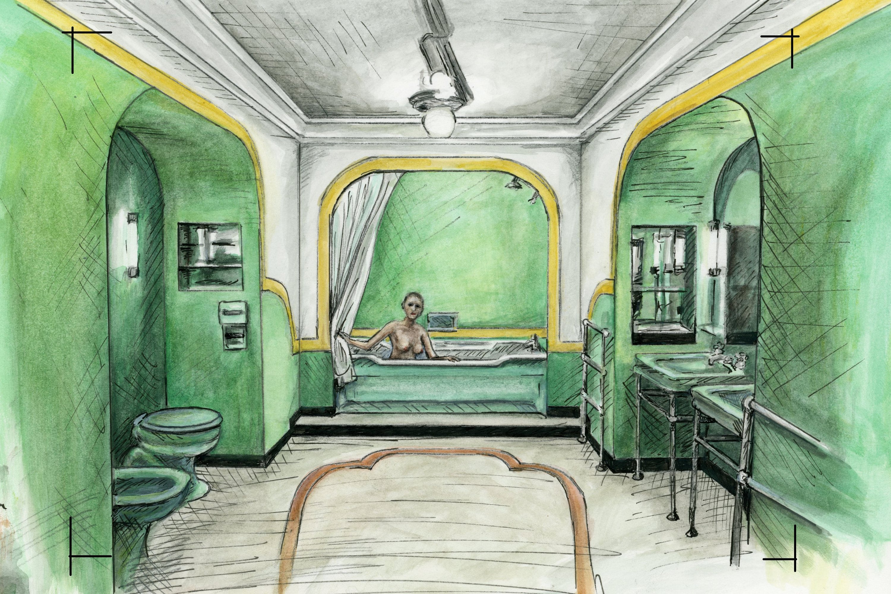 The Shining Hotel Bathroom