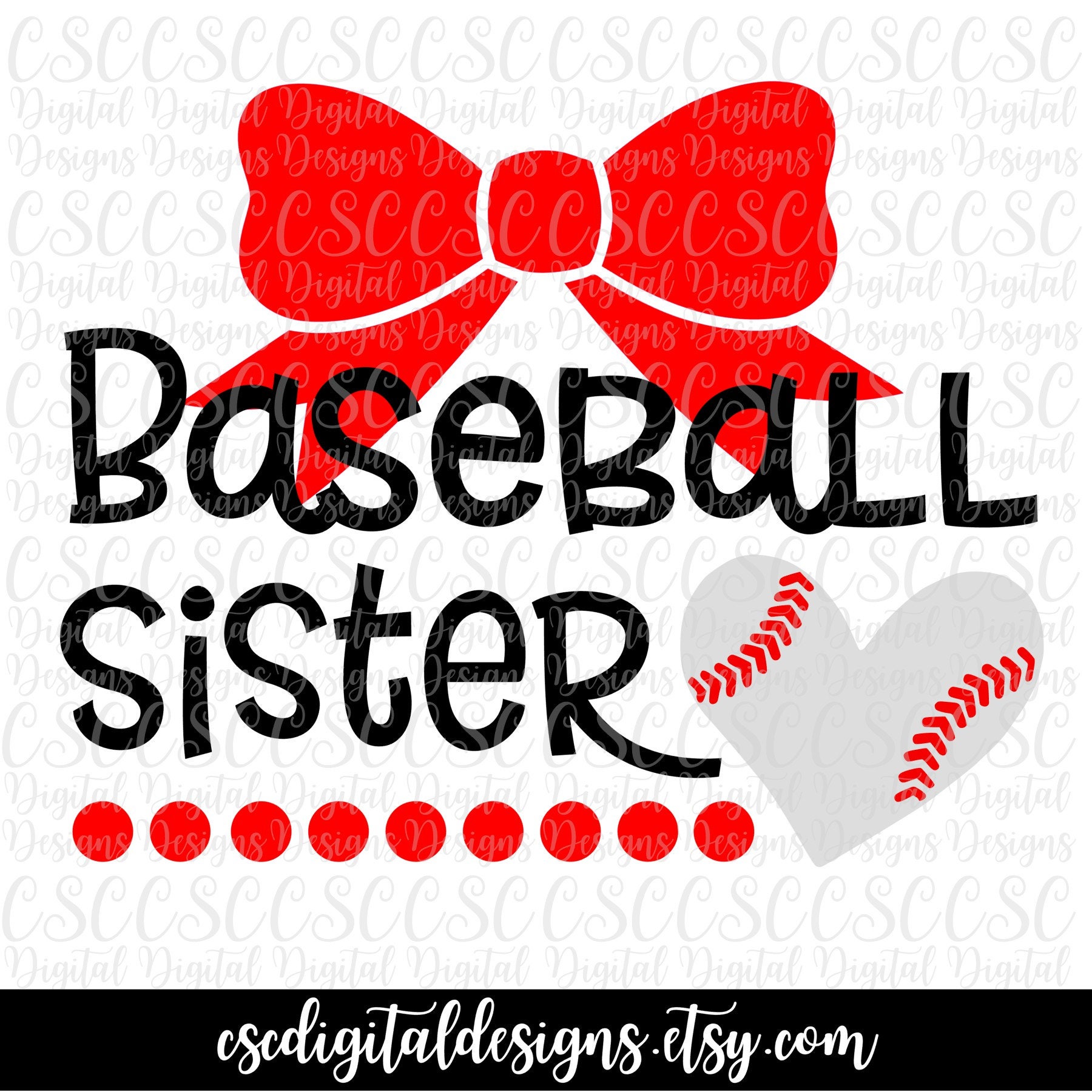 Download Baseball Sister SVG Baseball Bow svg Baseball Sister Cut ...