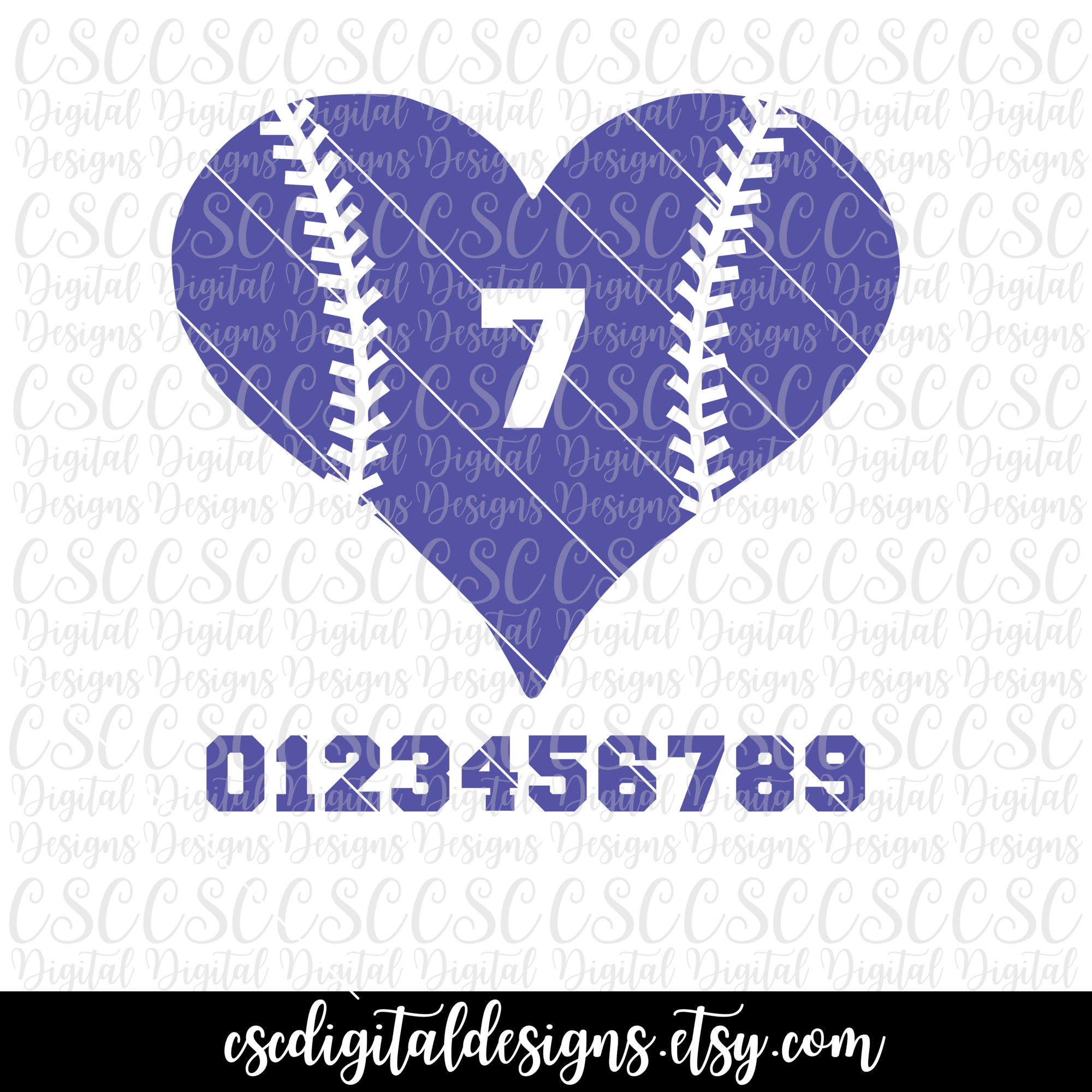 Baseball Heart SVG Baseball Girlfriend Svg Baseball Mom Cut Etsy