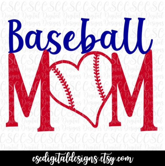 Download Baseball Mom SVG Baseball Mom Cut File Baseball Cut File | Etsy