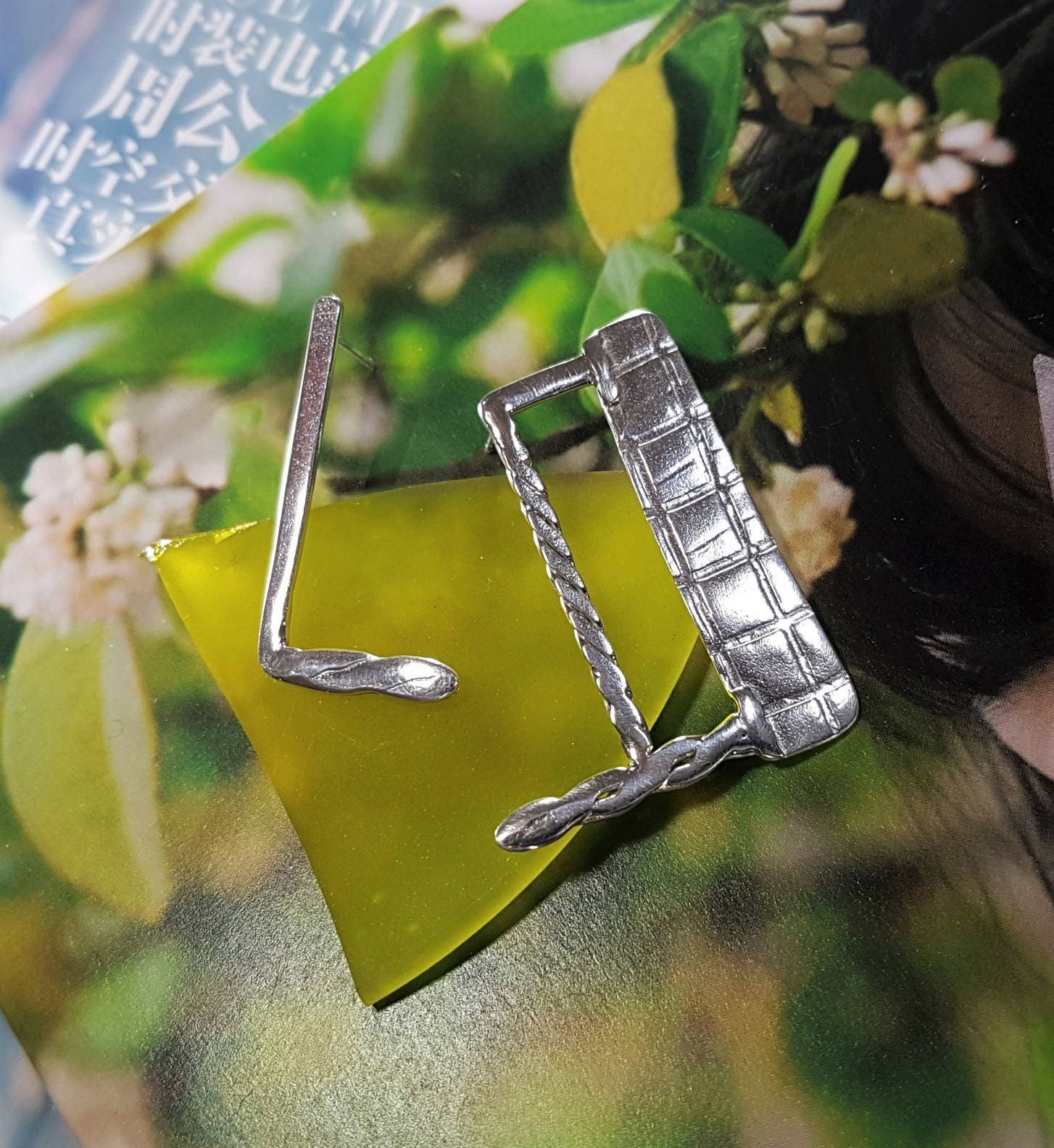 large statement earrings asymmetric earrings in sterling silver art