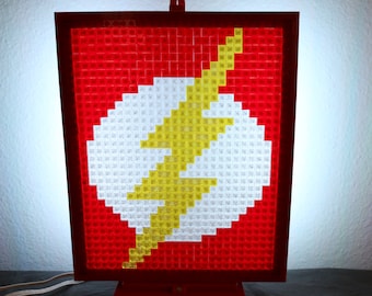 La lumière de mosaïque LEGO brillante flash