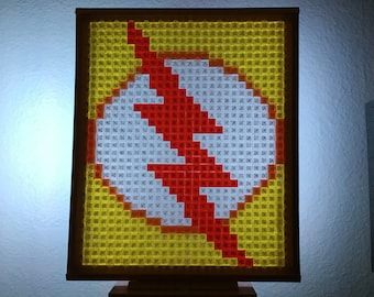Reverse Flash lumière mosaïque LEGO brillante