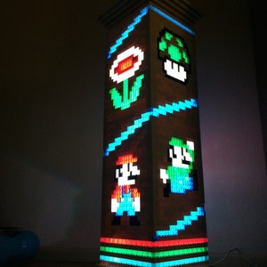 Mario Brothers themed Lego lamp/night light image 2