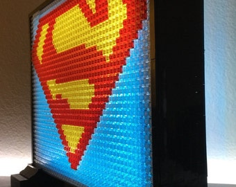Lumière mosaïque LEGO Superman