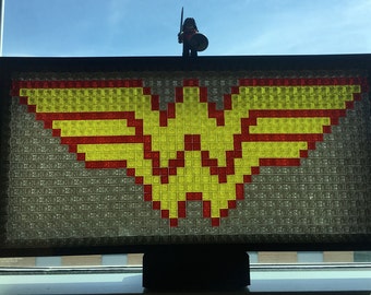 Mosaïque LEGO wonder woman