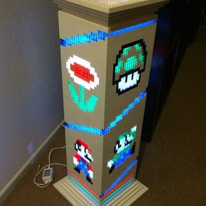 Mario Brothers themed Lego lamp/night light image 3