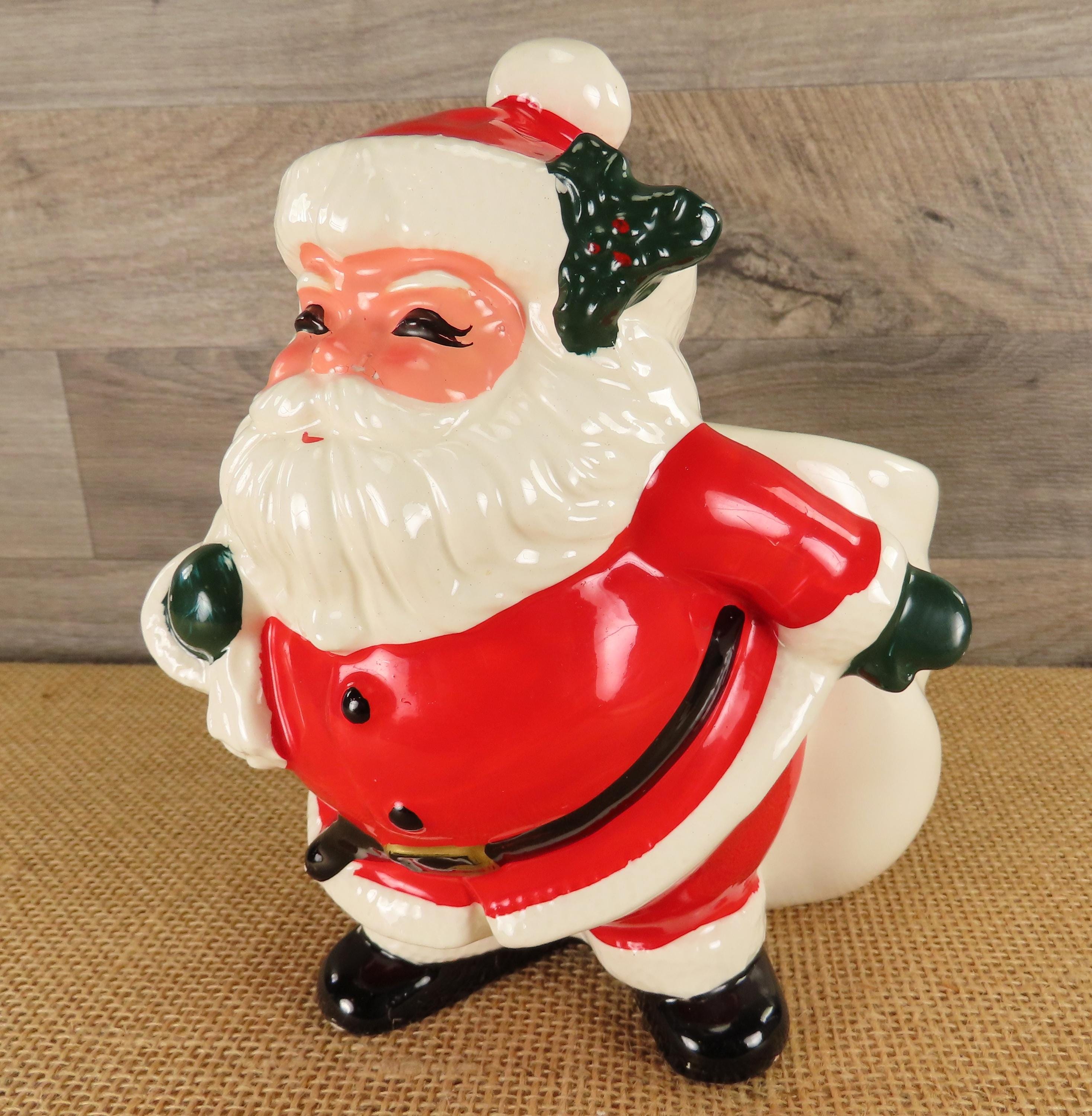 Antique Santa 1950 - Etsy