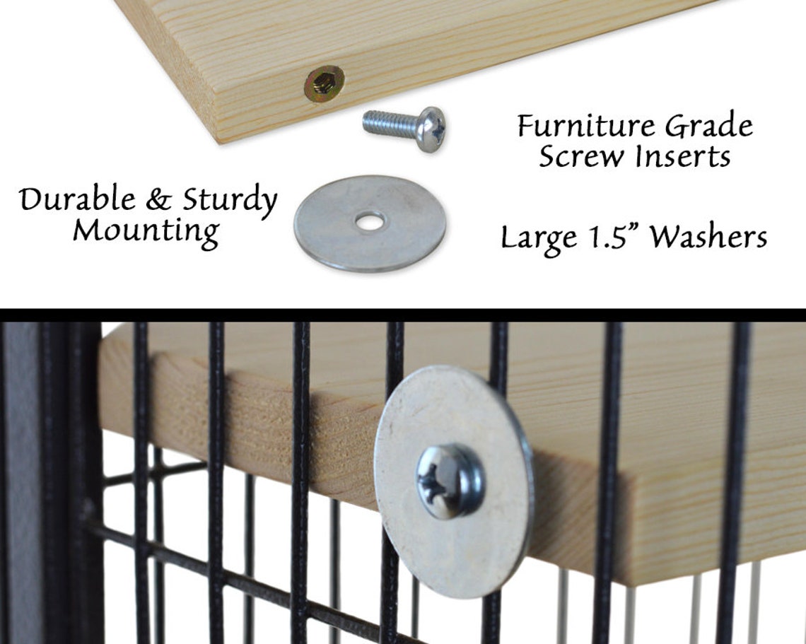 Full Length Cage Ledges for Full Cheeks Chew Proof City Loft Etsy