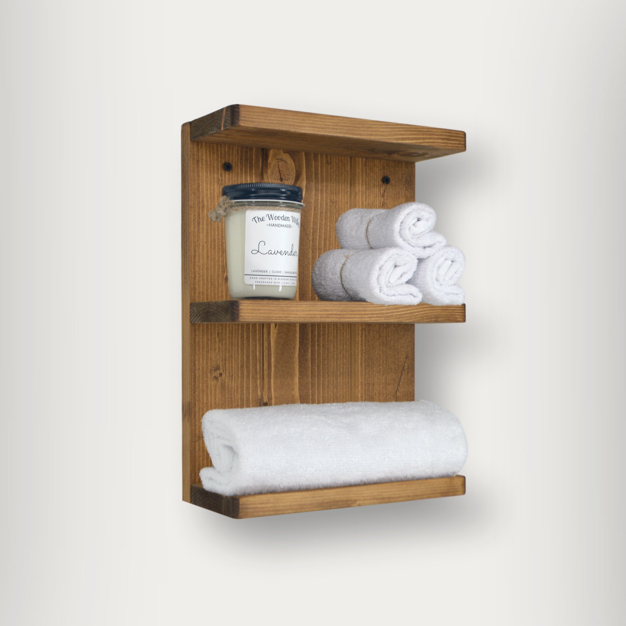 Estante de baño de tres niveles Toallero de baño estilo hotel | Etsy
