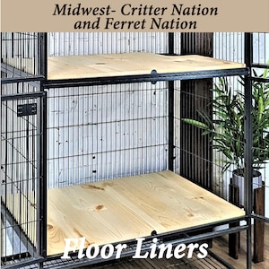 Cage Floor Liner Wood Platform for Critter/Ferret Nation