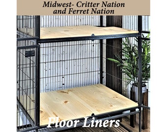 Cage Floor Liner Wood Platform for Critter/Ferret Nation