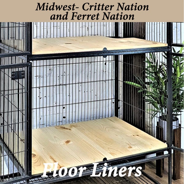 Cage Floor Liner Wood Platform for Critter/Ferret Nation