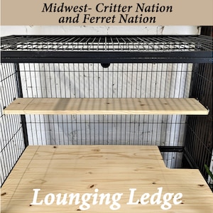 Full Length Cage Ledges for Critter Nation and Ferret Nation Cage Kiln Dried Pine