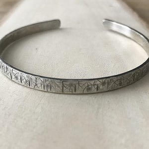 Mens narrow  Bracelet,  Sterling Silver Cuff,  Handmade  Bracelet, Boyfriend Gift