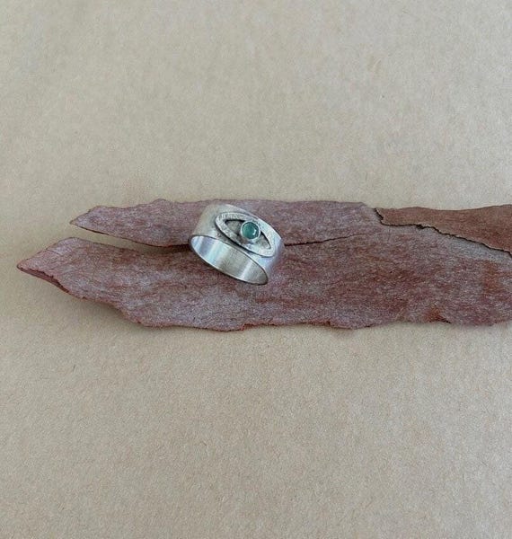 Anello In Argento Della Kabbalah Per La Protezione Contro Il - Foto 4