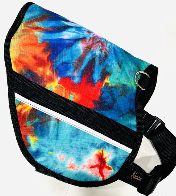 Dog Adjustable Pocket Vest RAINBOW Tie Dye