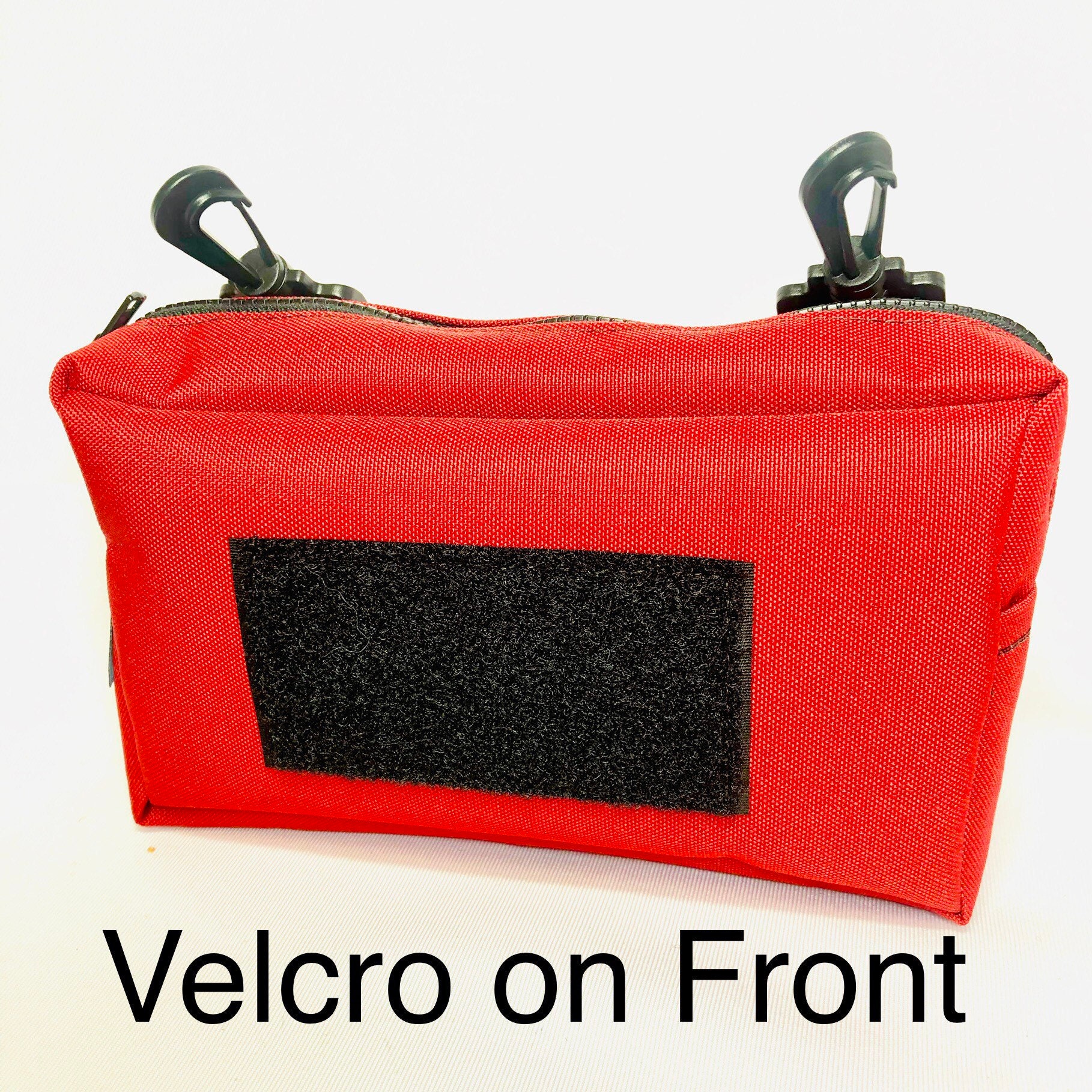 CLOSEOUT Medicine Med Zipper Bag with two Clip Attachment