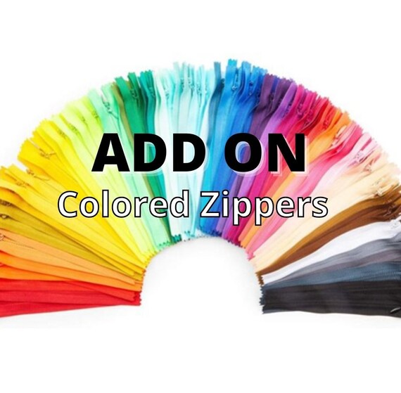 ADD ON Colored Zippers to your Vest Order