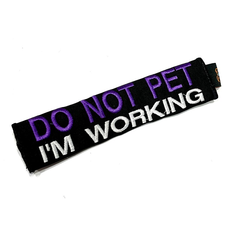 Do Not Pet I'm Working Dog Leash Strap Wrap Etsy