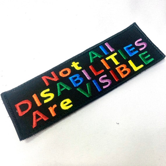 Rainbow Letter Custom Embroidered 2x6” Patch