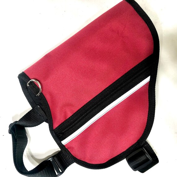 Dog Adjustable Pocket Vest CRANBERRY