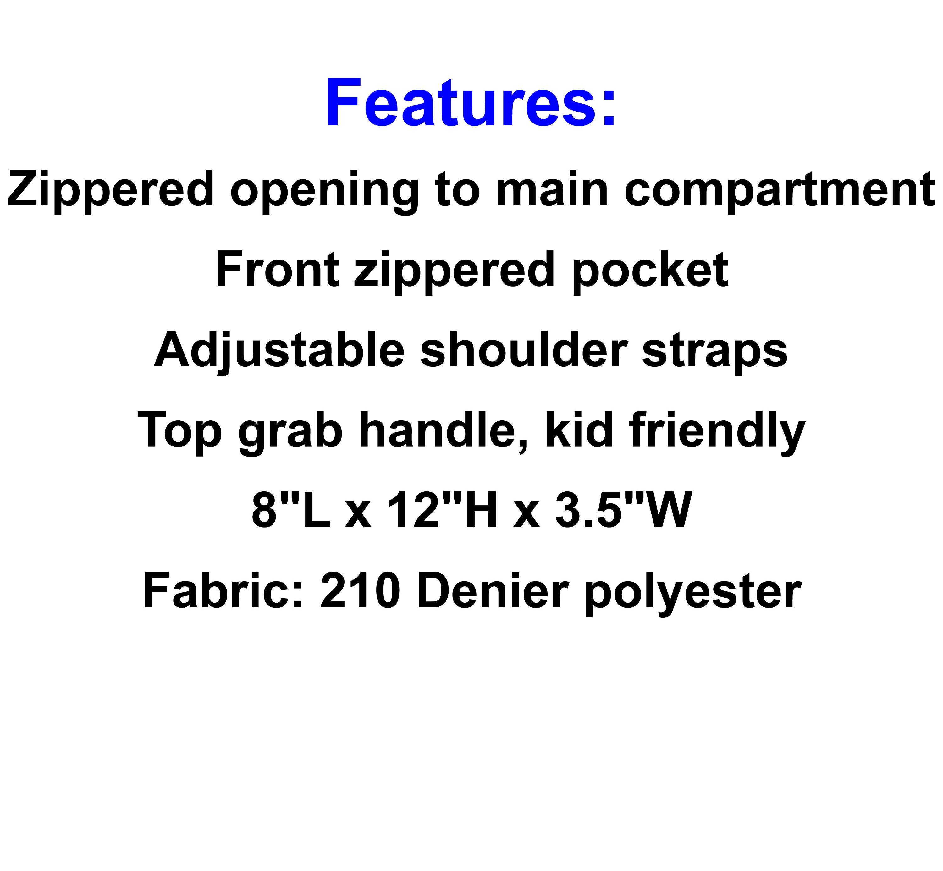 MINI Backpack Embroidered Personalized Custom Lightweight Small Bag