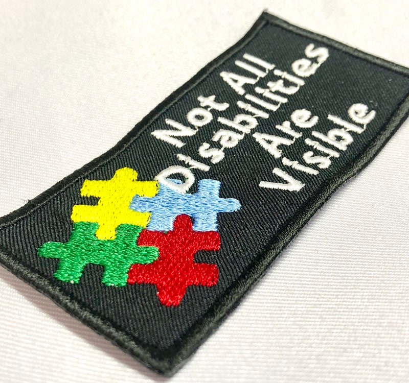Autism Puzzle Piece Mixed Color Not All Disabilities Are ...