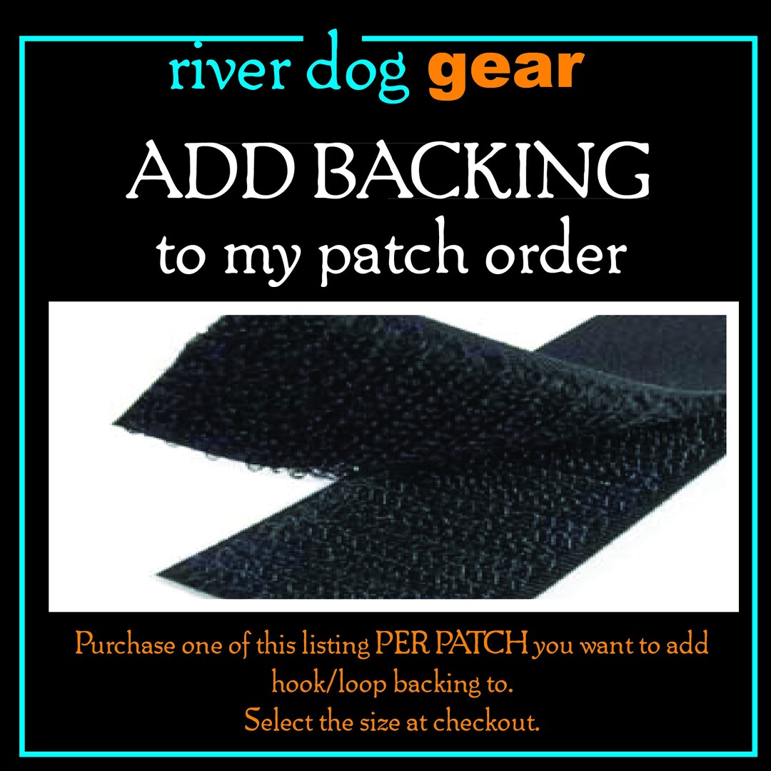 Add Velcro to a Patch Order Etsy