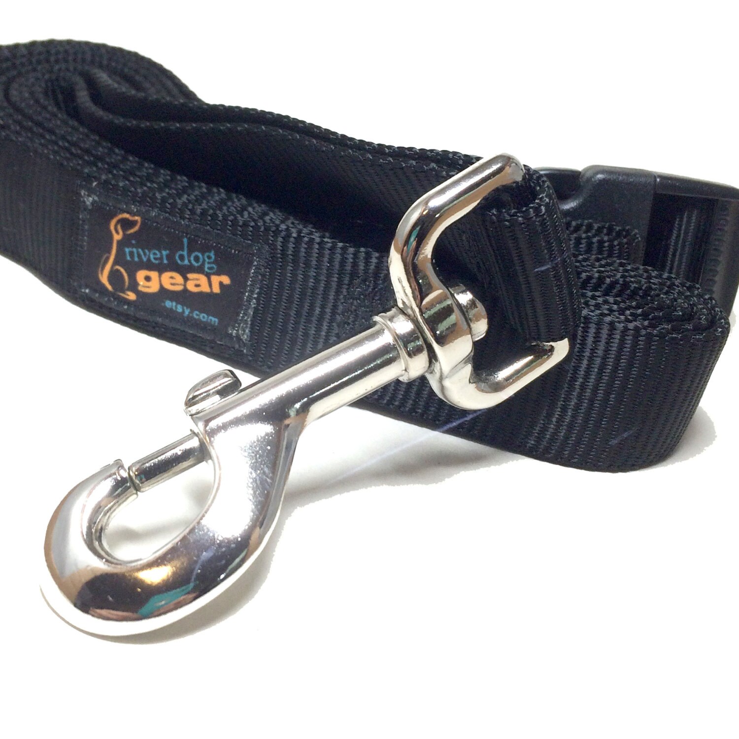 7' Nylon Hands Free Adjustable Solid Color Dog Leash Many Colors