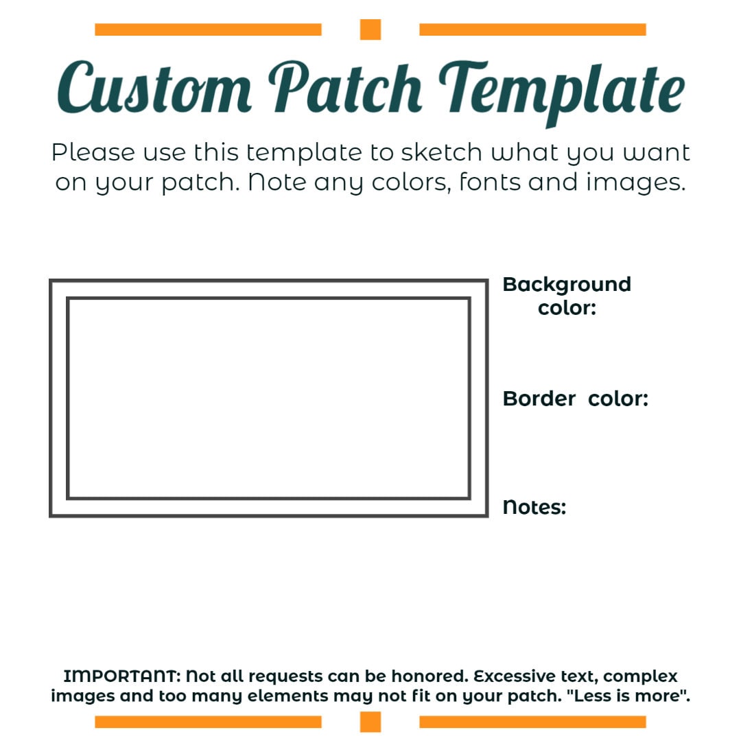 Custom Text Patch - 2x4